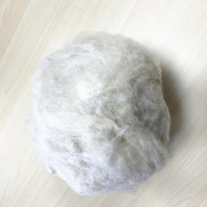 Pure Mongolian Cashmere Fiber Ivory, Pure Mongolian Cashmere Fiber Ivory