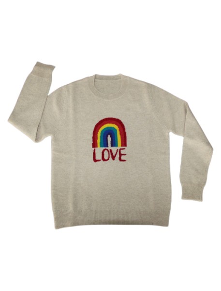 Rainbow Intarsia Kids Circle Set